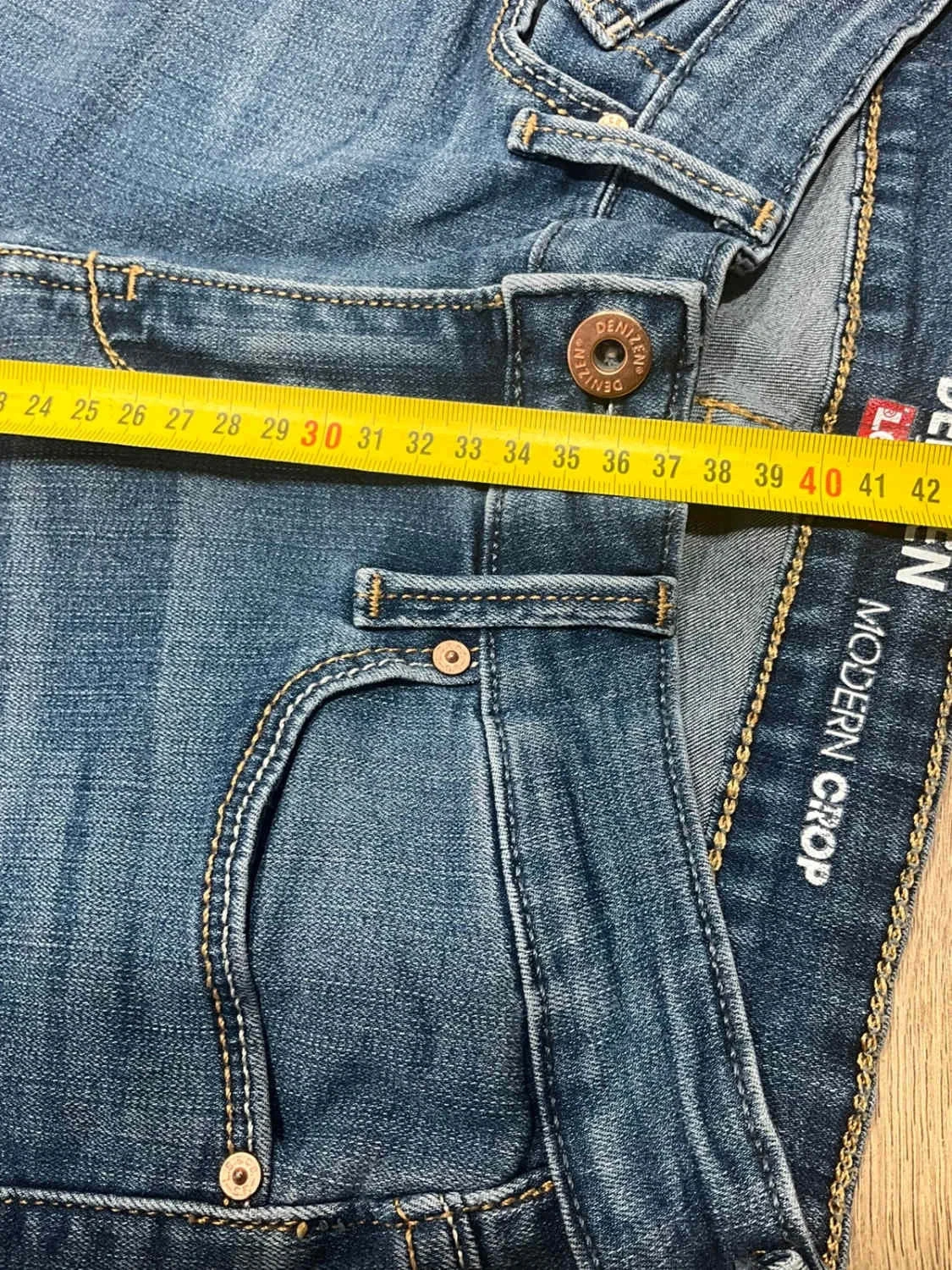 Short Levi's Modern Crop Taille 2 Vintage Bleu Slv 050 – photo 14